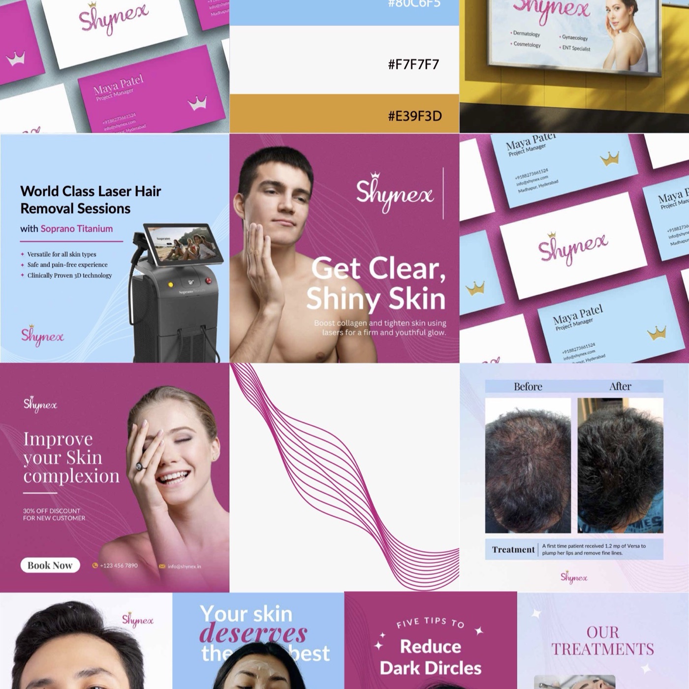 Shynex visual identity
